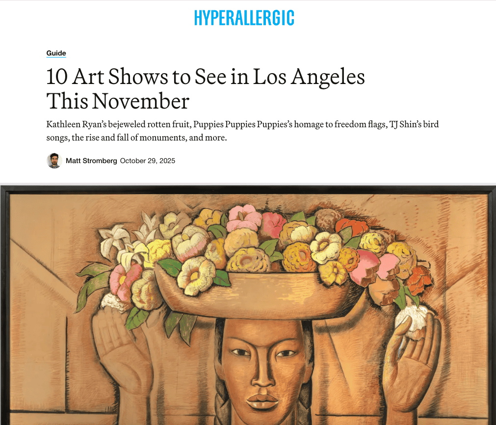 10 Art Shows to See in Los Angeles This November